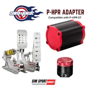 SimJack Ultimate Pedal Simagic P-HPR | Simsonn Vam Pro Linear Motor | Mount Adapter| Haptic Pedal Reactor