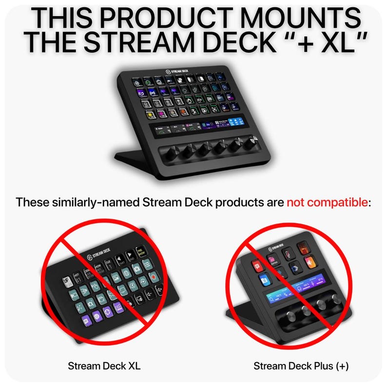 Stream Deck Module Dimensions Stream Deck + XL Enclosure With Metal Swivel Mount for Profile Sim ...