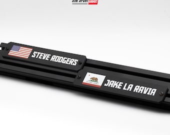 Custom Name Tag for Aluminum Profiles | Sim Rigs