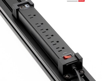 Surge Protector Strip WITH mount for Sim Racing Profile Rig | Flight Rig