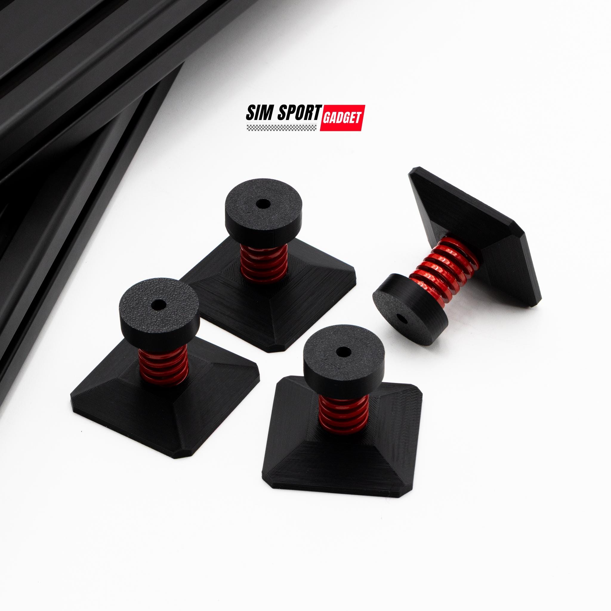 Tactile Vibration Isolators Pack of 4 or 6 for Sim Racing | Flight Rig ...