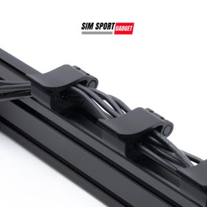 Cable Organizer with Quick Release For Aluminum Profile Rig - Pack of 3 | Sim Racing | Flight Rig