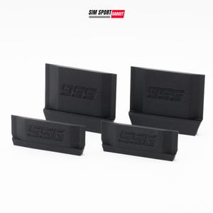 Asus Bezel Free Kit 32 inch Monitor Adapter Curved and Flat Monitor -  Pack of 4 | Sim Racing | Flight Rig | Aluminum Profiles