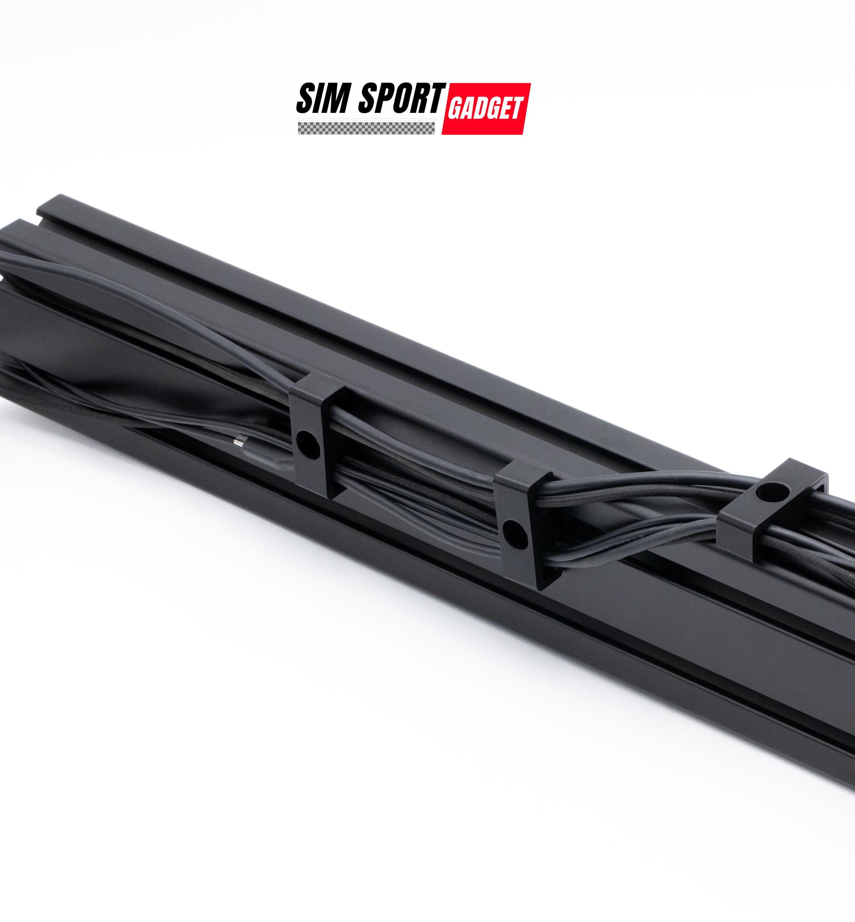 Cable Management Clips Bolt-in Style for Aluminum Profile Sim Racing ...