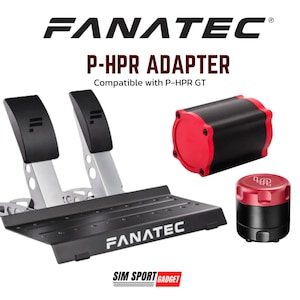 Fanatec CSL Pedal Simagic P-HPR | KG | Simsonn Vam Pro Linearmotor | Halterungsadapter | Haptisches Pedal Reaktor
