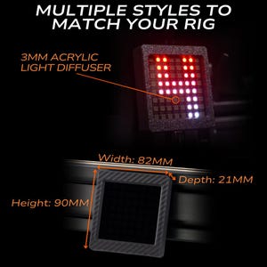 Iflag Simhub Matrix Display DF8 - GEAR | SPOTTER | FLAG - Etsy