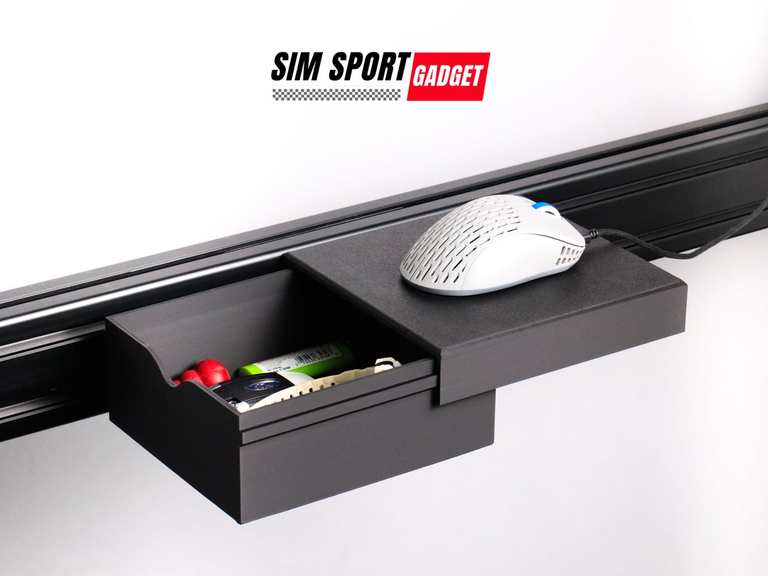 Mouse Sim Rig Mount Mouse Pad With Storage for Sim Racing Rig | Flight Simulator - Etsy