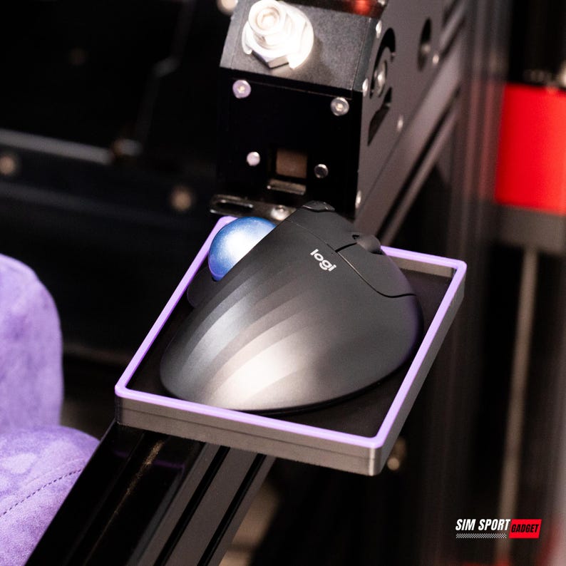 Mouse Sim Rig Mount Mini Mouse Tray for Smaller Mice | Logitech M575 Ergonomic Wireless ...