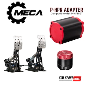 Meca Evo1 Pedal Simagic P-HPR | Simsonn Vam Pro Linearmotor | Bajonettadapter| Haptisches Pedal Reaktor