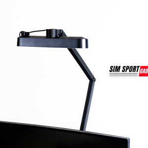 Hue Play Bar Light Mount for Sim Racing | Flight Rig | Adjustable | Multiple Mounting Options | 8020 | 4040 | 1515 | Aluminum Profile