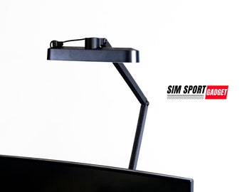 Hue Play Bar Light Mount for Sim Racing | Flight Rig | Adjustable | Multiple Mounting Options | 8020 | 4040 | 1515 | Aluminum Profile