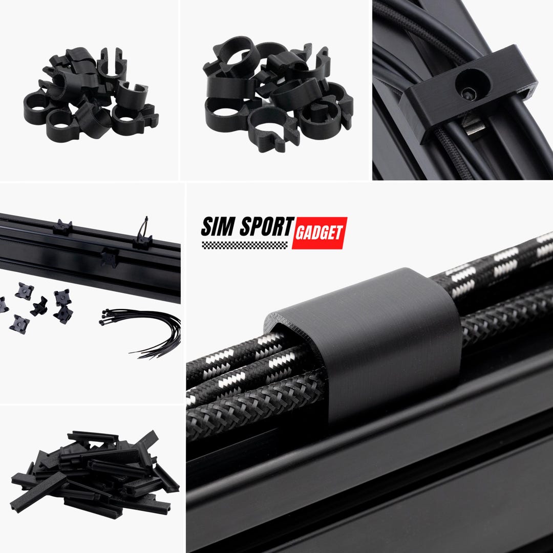 Cable Management Beginner's Pack for Sim Racing Rig | Flight Sim - Etsy