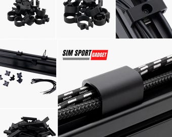 Cable Management Beginner&#39;s Pack for Sim Racing Rig | Flight Sim