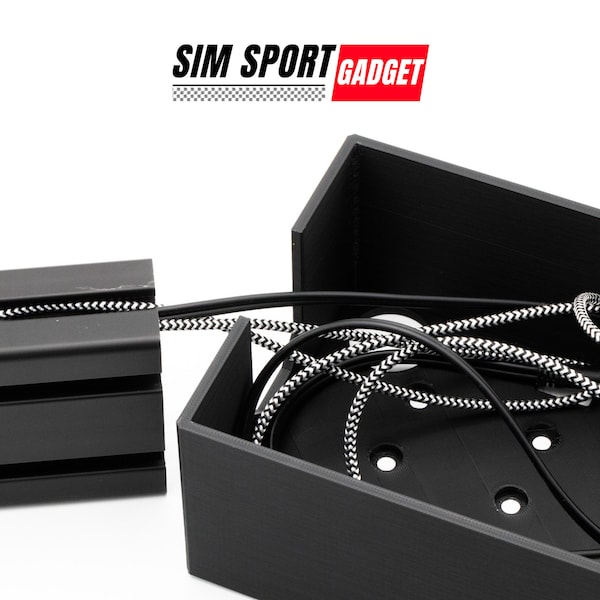 Cable Management Box for Sim Racing | Flight | Sim Rig