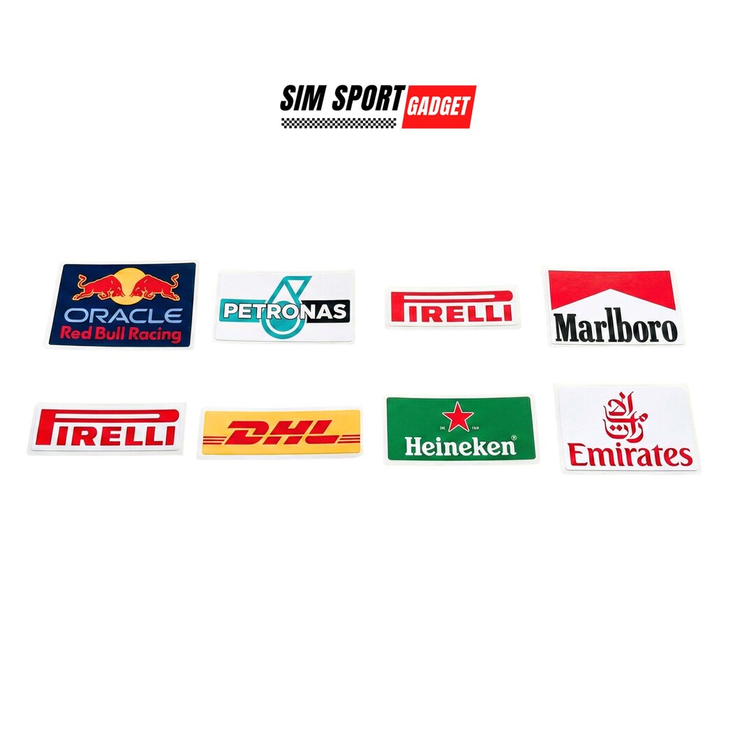 Racing Sponsor Stickers | Glossy | Matte Vinyl Decals | Laptops ...