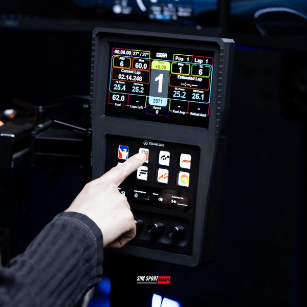 6.8 Inch Touchscreen Stream Deck Plus Combo Racing Dashboard for Sim Racing Rig