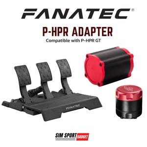 Fanatec CSL Elite Pedal Simagic P-HPR | Simsonn Vam Pro Linearmotor | Bajonettadapter| Haptisches Pedal Reaktor