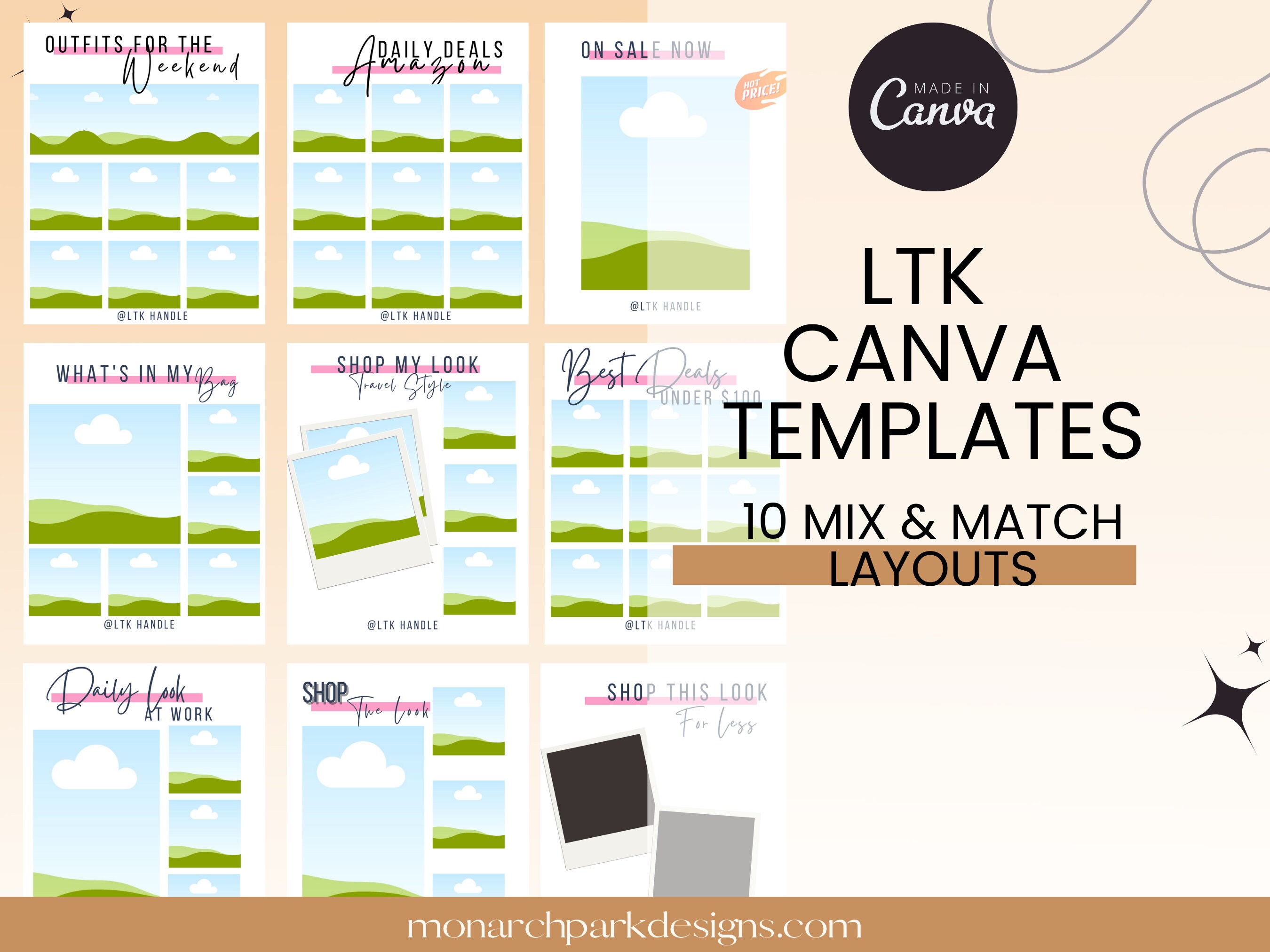 LTK Canva Template LTK Cuties LTK Collage Ltk Post Template Ltk Blogger ...