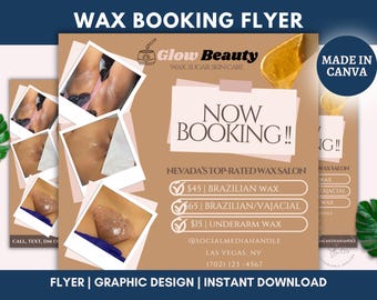 Wax Specials Flyer: Editable Canva Template (Instagram Post)