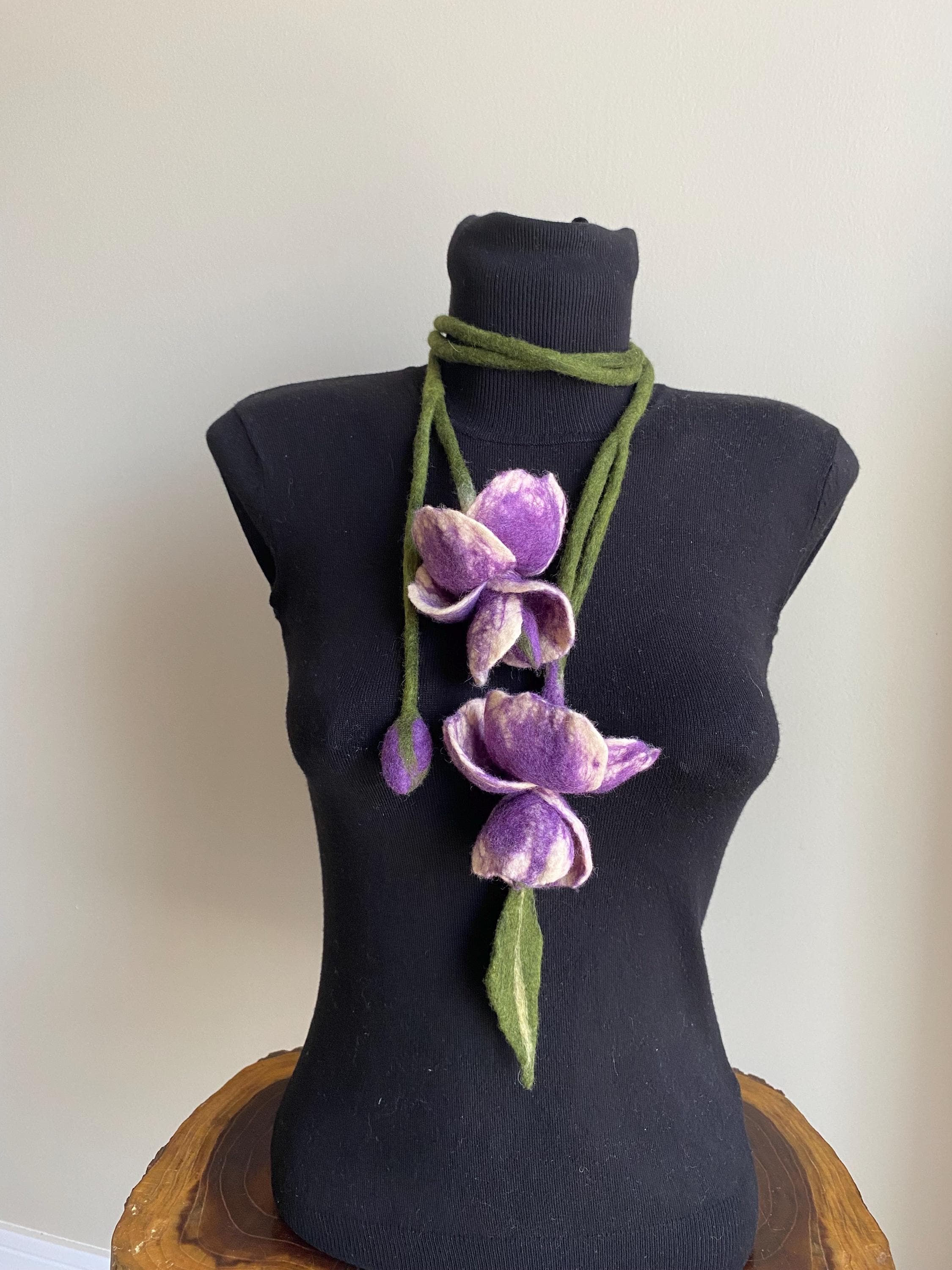 Felted Flower Belt - Etsy