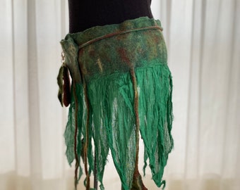 Fairy Harness Belt in Dark Green New Green Fairy Belt - Etsy main image 4