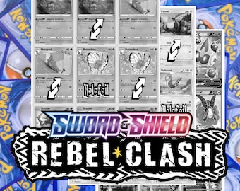 Rebel Clash Master Set Tracker: Holofoil Card Placeholders (Digital Download)