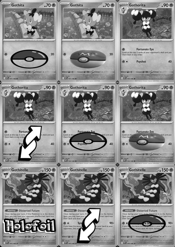 Pokmon TCG Master Set Placeholder Binder Pages PDF Scarlet and Violet  White Flare Color and Grayscale - Etsy