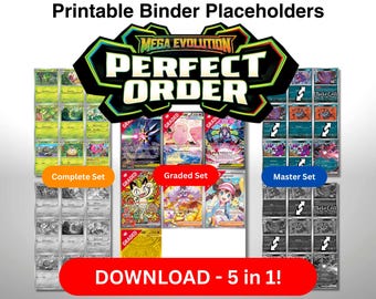 5-in-1 Binder-Seiten ME03 - Perfekte Ordnung - ME03 - Master und Komplettes Set (Farbe/Graustufen) + Graded Overlay (Farbe)
