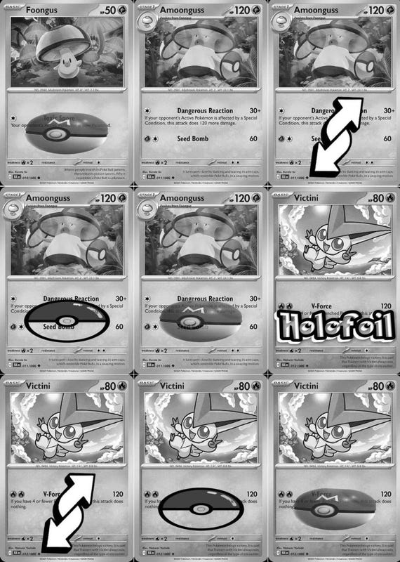 Pokmon TCG Master Set Placeholder Binder Pages PDF Scarlet and Violet  Black Bolt Color and Grayscale - Etsy