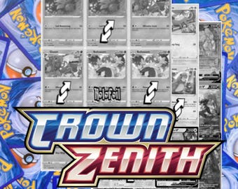 Crown Zenith Master Set Tracker: Holofoil Indicators (Digital Download)