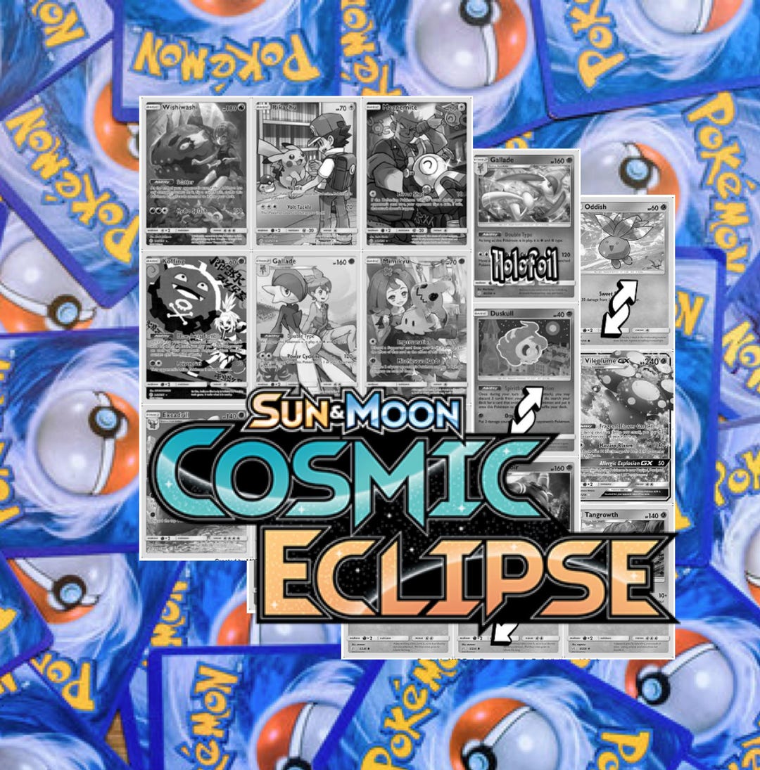 Cosmic Eclipse Master Set Tracker: Holofoil Card Placeholders (digital ...