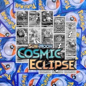 Tracker de l'ensemble principal de l'éclipse cosmique Soleil et Lune (comprend des espaces réservés pour les cartes en niveaux de gris + une feuille holographique et des indicateurs inversés) - Éclipse cosmique