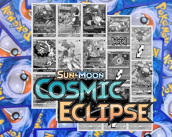Cosmic Eclipse Master Set Tracker: Holofoil Card Placeholders (Digital Download)