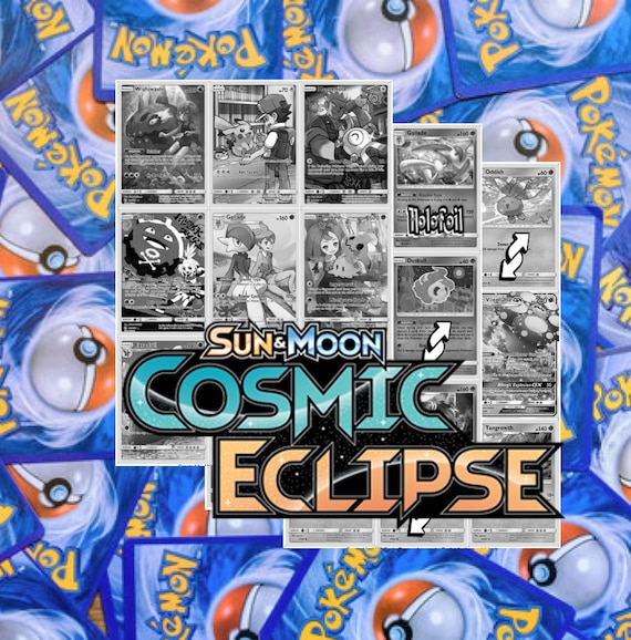 pokemon cosmic eclipse card set Sun & Moon—Cosmic Booster Pack – GilbertGames Evolves from null Rules You can play this card only if 1 of your Pokémon was Knocked Out during your opponents last turn Cosmic Eclipse Master Set Tracker: