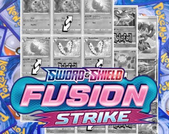 Fusion Strike Master Set Tracker: Holofoil Card Placeholders (Digital Download)