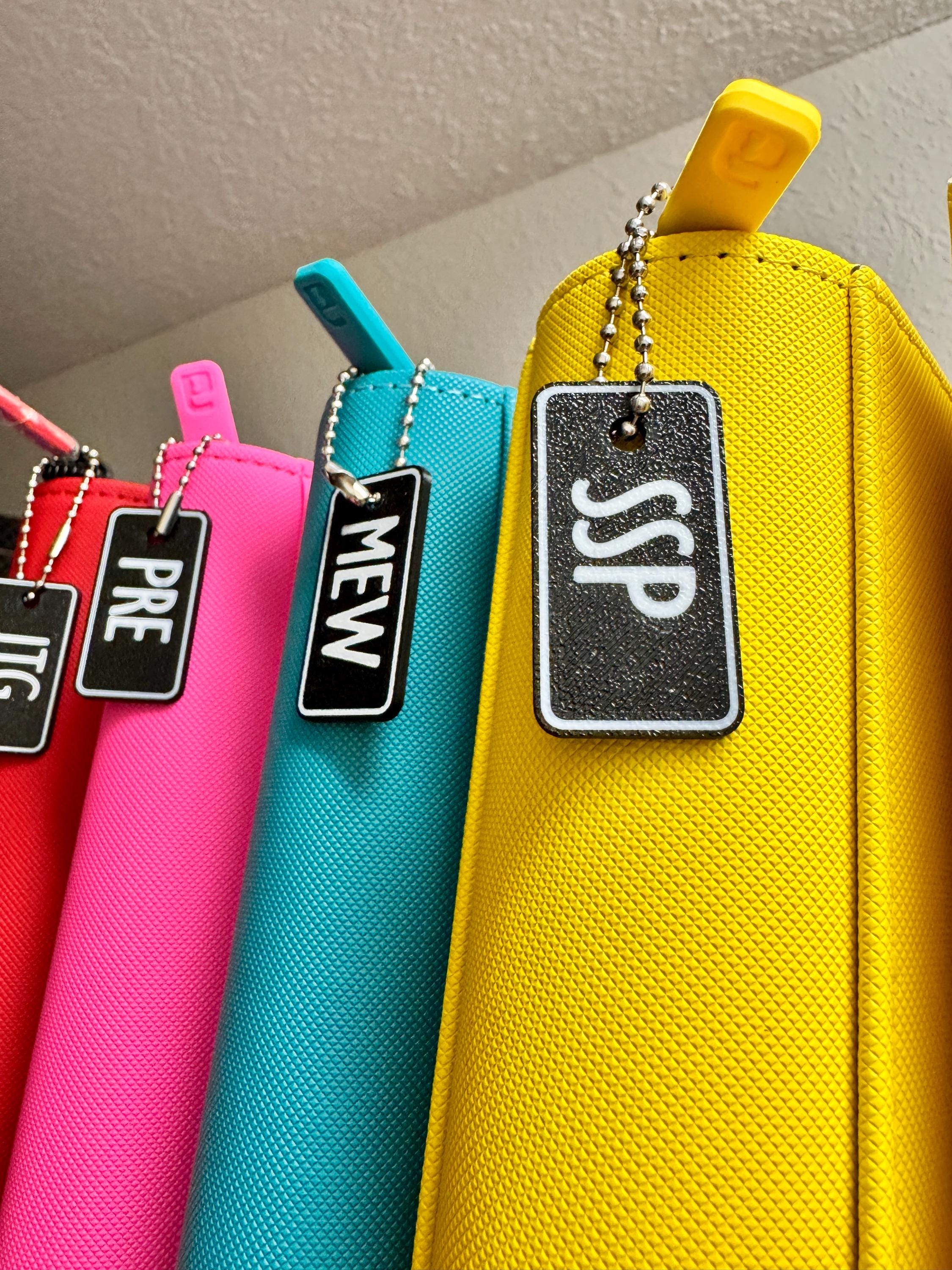 3D Printed Pokemon TCG Scarlet & Violet Expansion Binder Tags – Keychain Beads, Deck Symbol Organizer