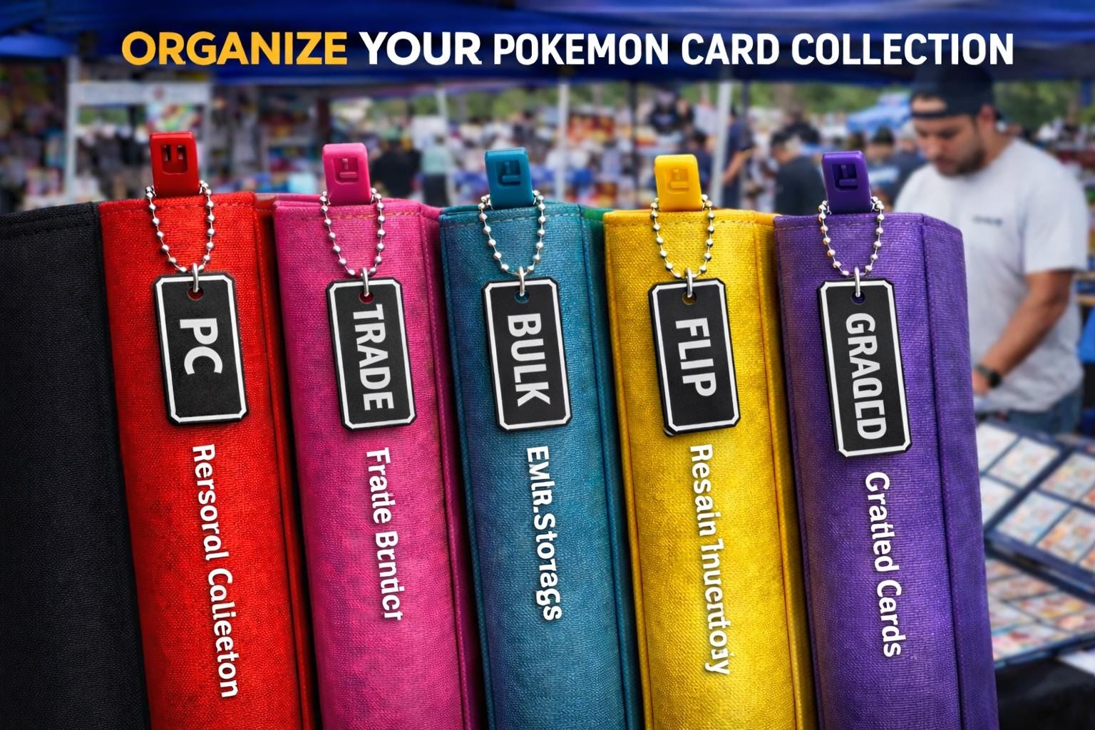 Pokmon Seller Starter Binder Tags | Trade, Bulk, Flip & Graded Organizer  Spine Tabs for Card Collectors - Etsy