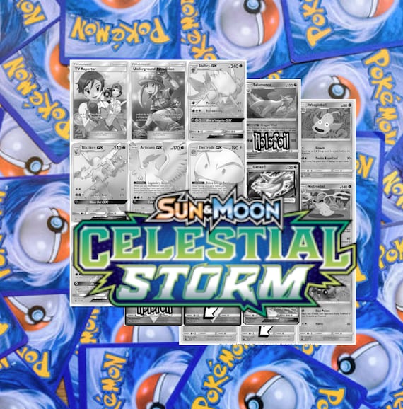 pokemon sun and moon celestial storm card list Sun & Moon: Celestial Storm