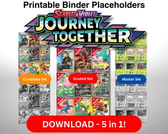 5-in-1 Binder-Seiten Scharlachrot und Violett (sv9) Die gemeinsame Reise - Master und Komplettes Set (Farbe/Graustufen) + Graded Overlay (Farbe)