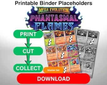 Master Set ""Mega Evolution"" ME02 - ""Phantasmale Flammen"" - Master Sets (Farbe/Graustufen)"