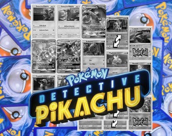 Detective Pikachu Master Set Tracker: Holofoil Indicators (Digital Download)