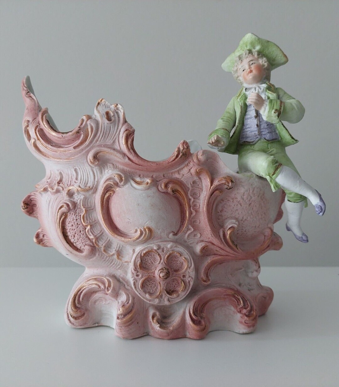 Art Nouveau Bisque Planter Jardiniere Gallant Porcelain Hand Etsy