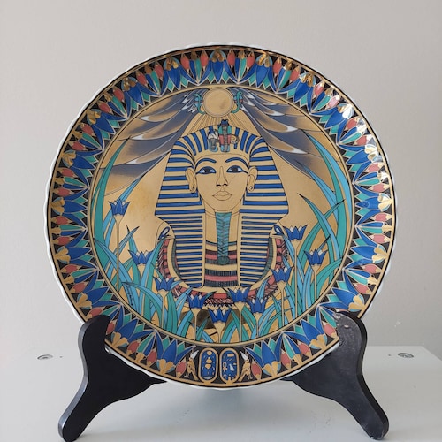 Vintage Egyptian Isis selling Gilt Gold Limoges Lourdes