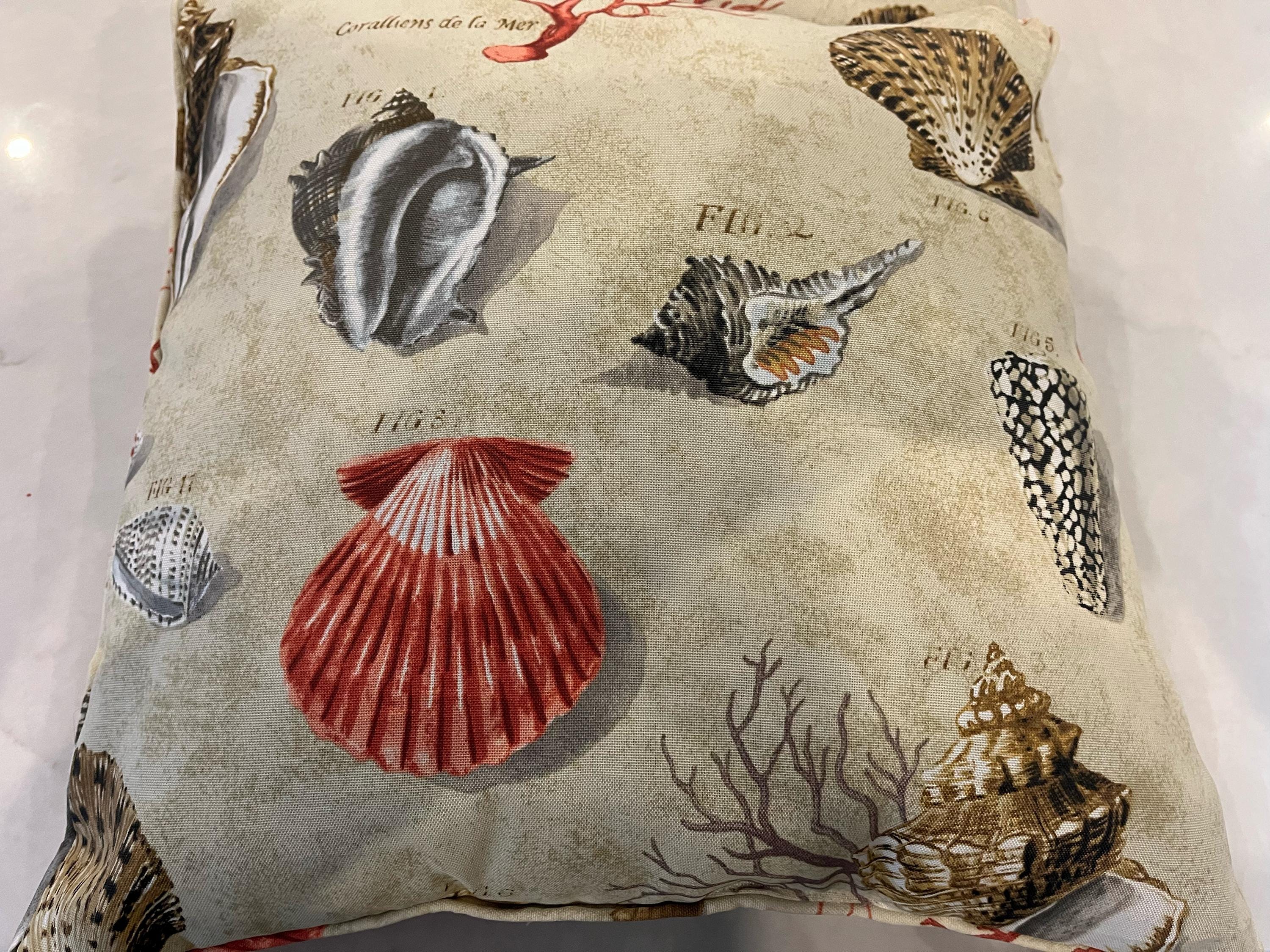 Vintage Pair Raymond Waites Sea Shell Nautical Indoor/outdoor