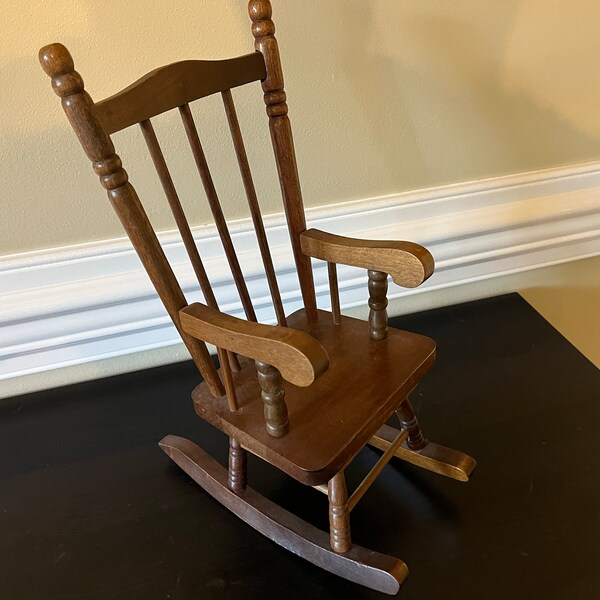 Doll Rocking Chair Etsy