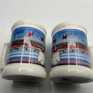 Vintage Pair of Queen Mary Spruce Goose Salt and Pepper Shakers