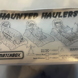 Vintage Matchbox Halloween Haunted Haulers Set of 3