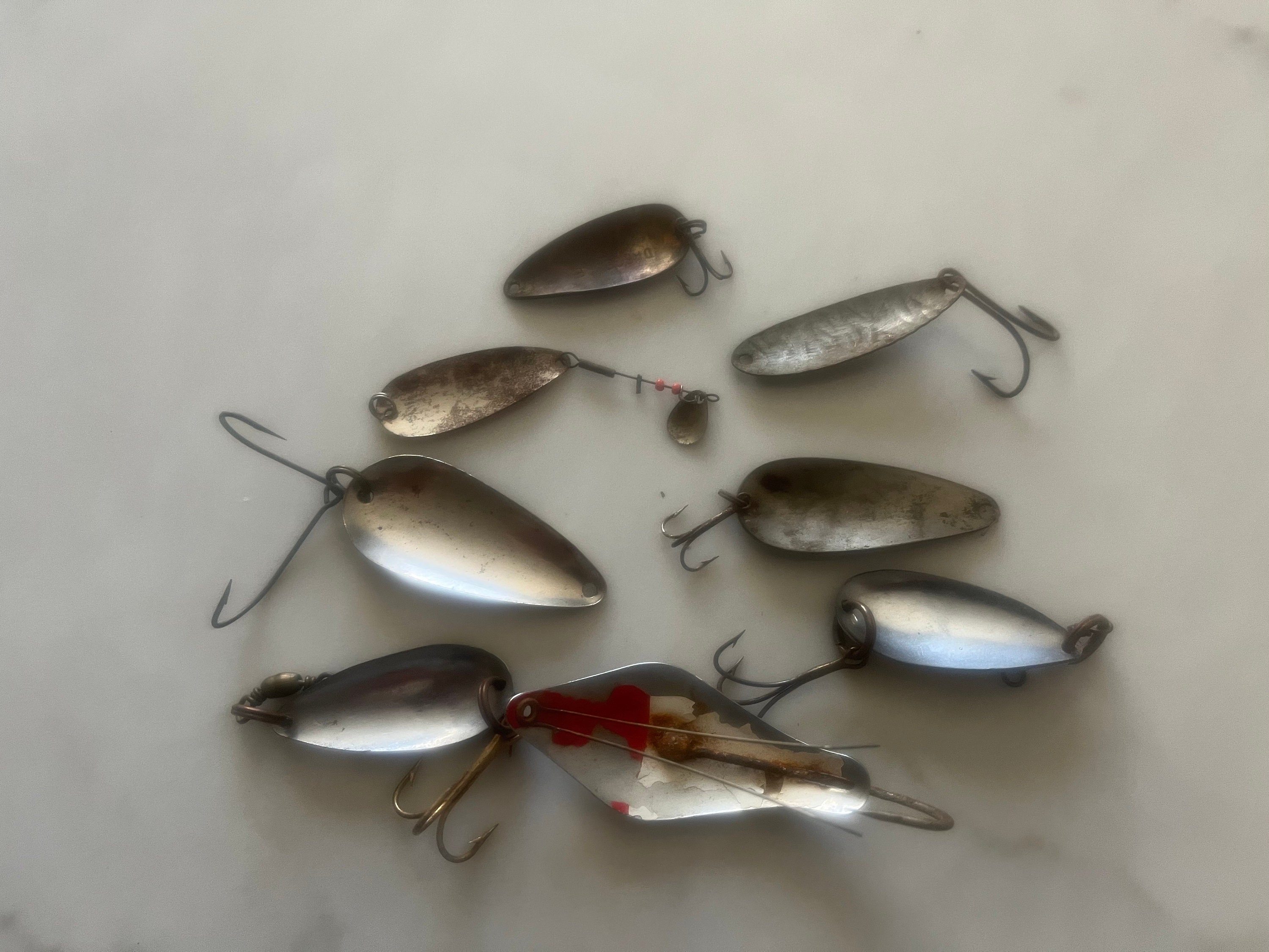 Collection of 8 Vintage Spoon Daredevil-like Lures -  Canada