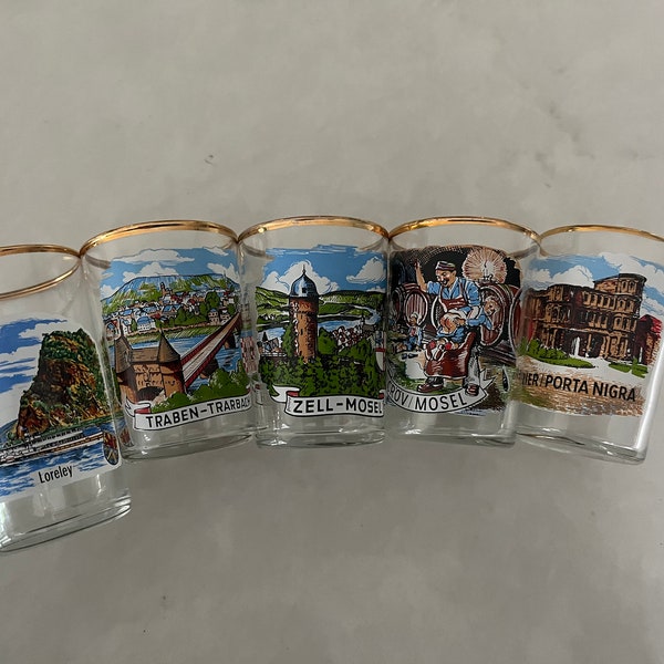 German Shot Glasses Etsy