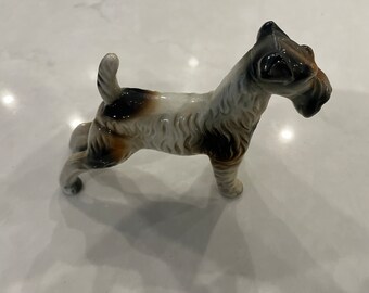 Vintage Porcelain Terrier with Royal Japan Sticker